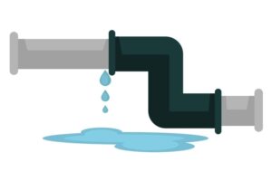 Image of leaking pipe